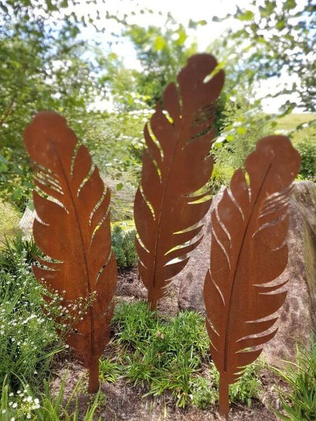 Copper Leaf Garden Dividers