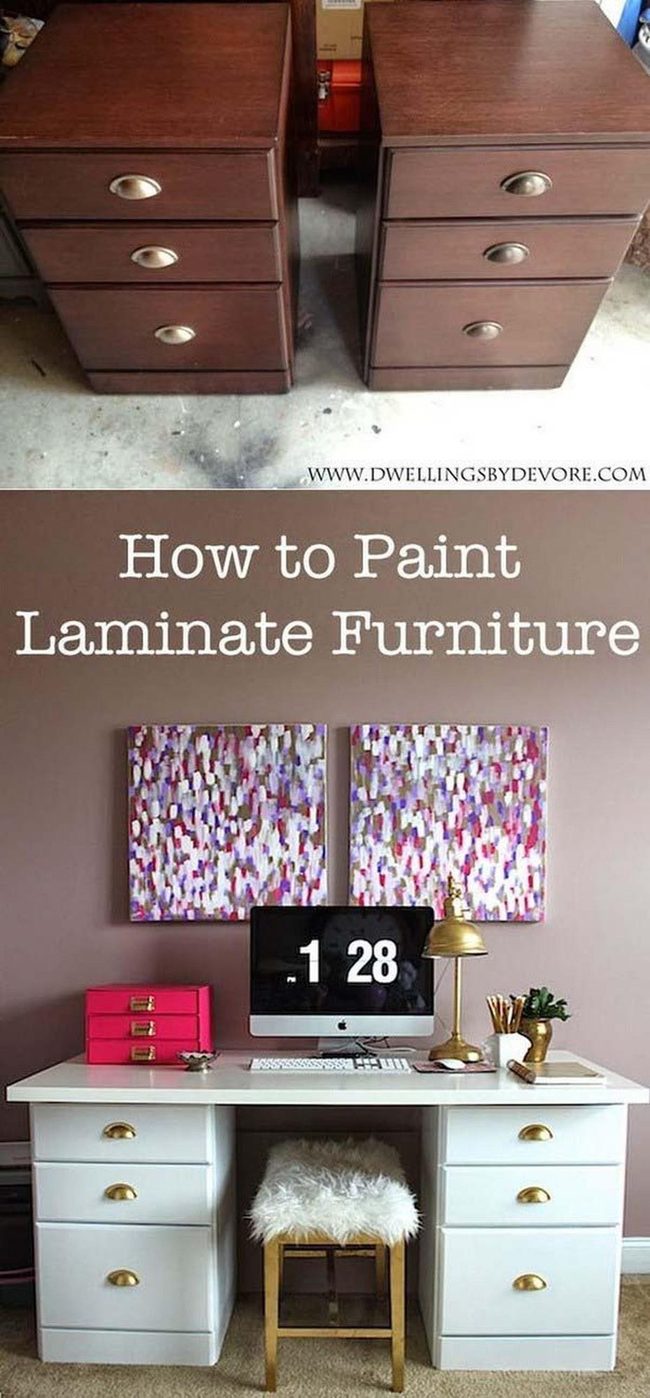 Glossy Painted Laminate Revival