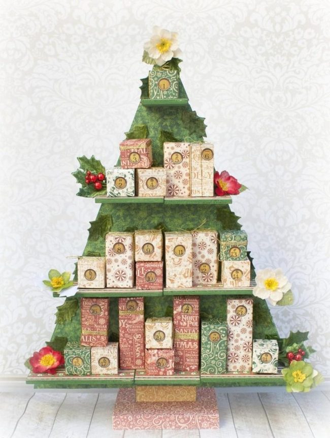 Red And Gold Tree Countdown