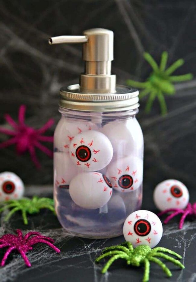Mason Jar Eyeball Dispensers
