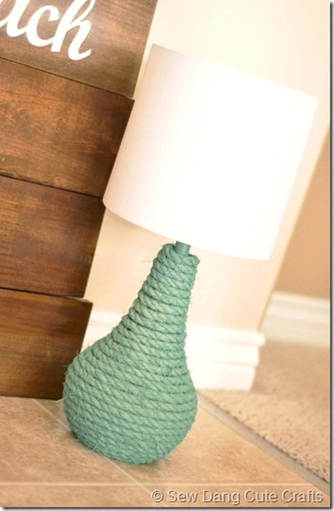 Green Rope Nautical Lamps