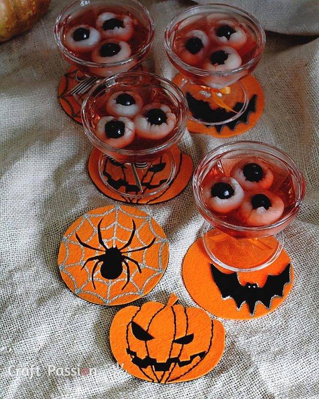 Crimson Eyeball Cocktails Orange