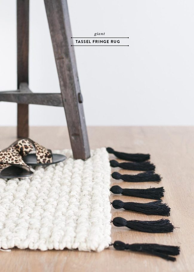 Chunky Weave Rug Statement