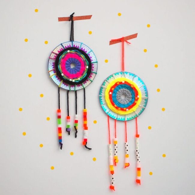 Shimmering Disc Dreamcatchers