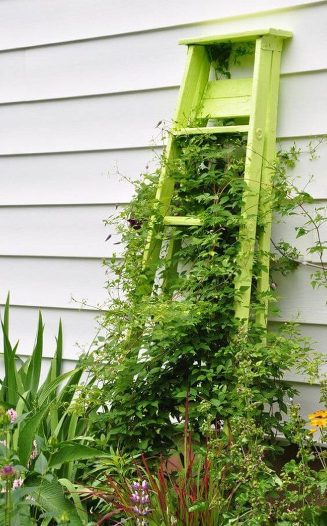 Green Ladder Flower Tower