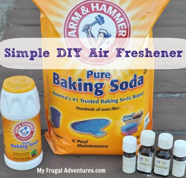 Yellow Baking Soda Freshener