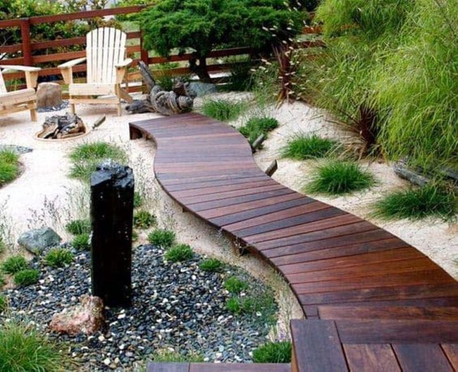 Wooden Slats, Weatherproof Drainage