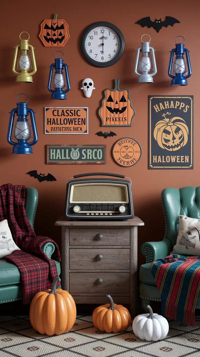 Orange And Black Retro Halloween Collection