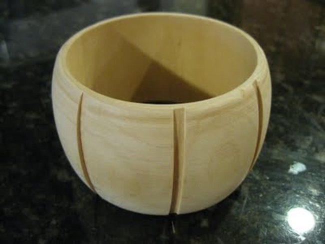 Natural Wood Grain Bowls
