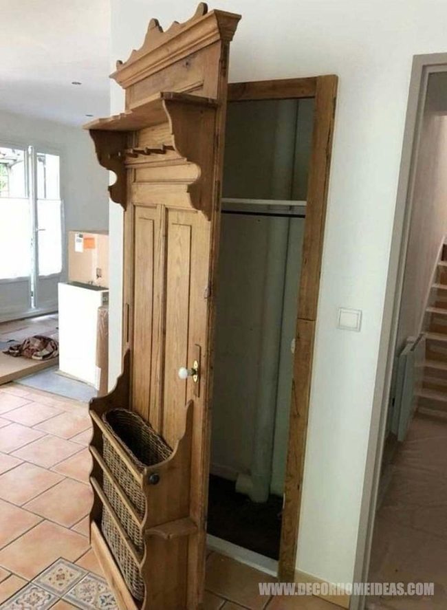 Hidden Storage Door Elegance