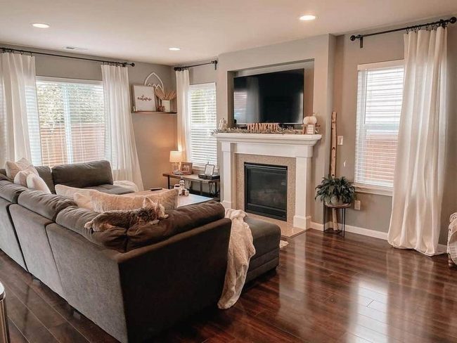 Dark Gray Sectional With Black Accents