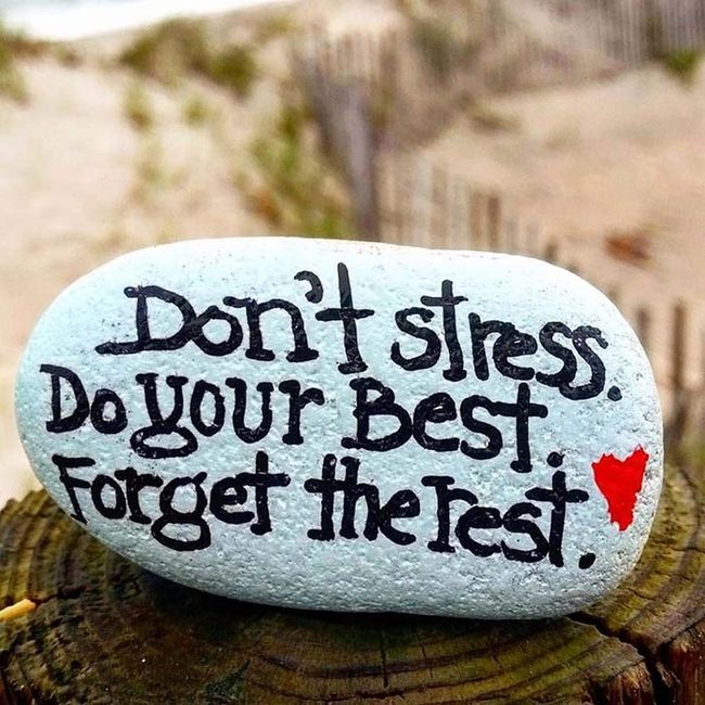 Pastel Stone Motivational Art