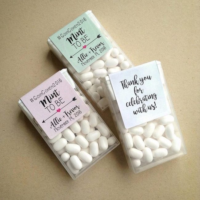 Lavender Mint Personalized Favors