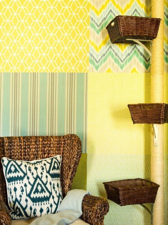 Multicolor Walls, Wicker Warmth