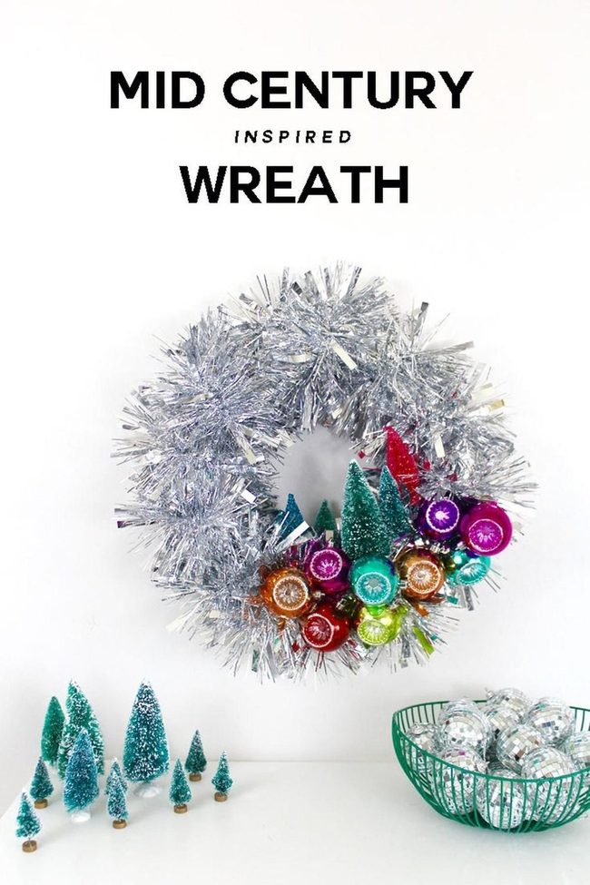 Silver Tinsel Vintage Sparkle
