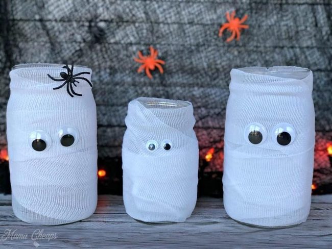 Giggling Mummy Mason Jars