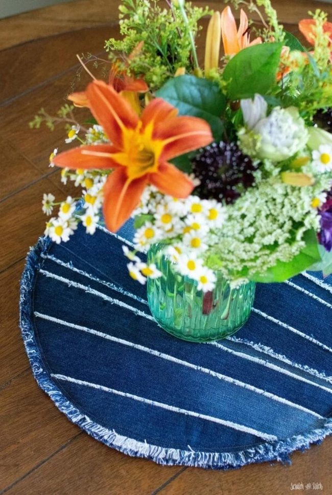 Denim Blue Table Statement