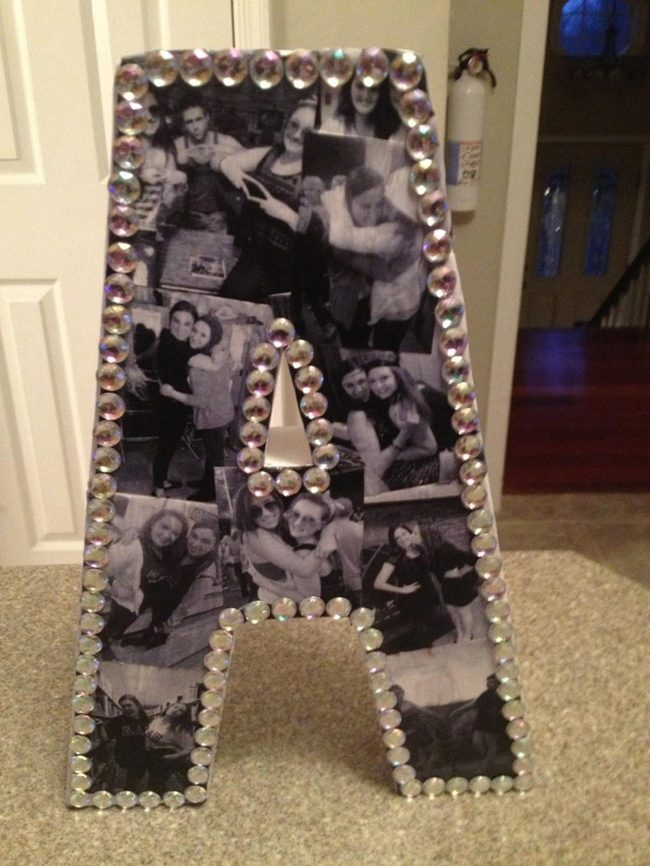 Black And White Photo Letter