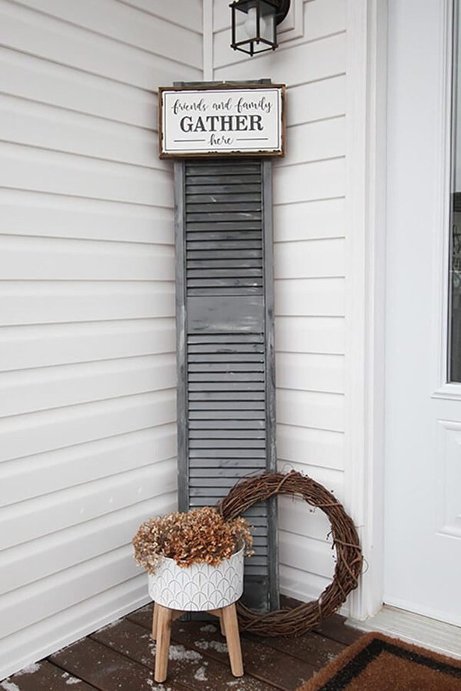 French Shutter Door Statement