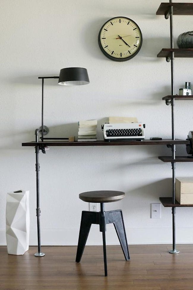 Dark Wood Writer'S Desk