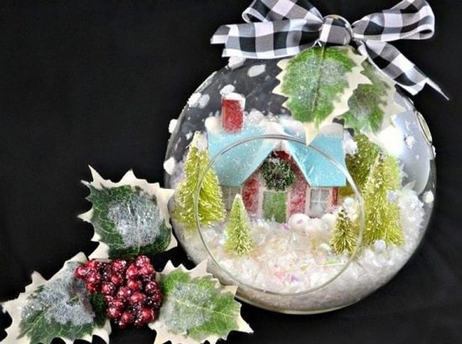 Miniature Snow Globe Terrariums