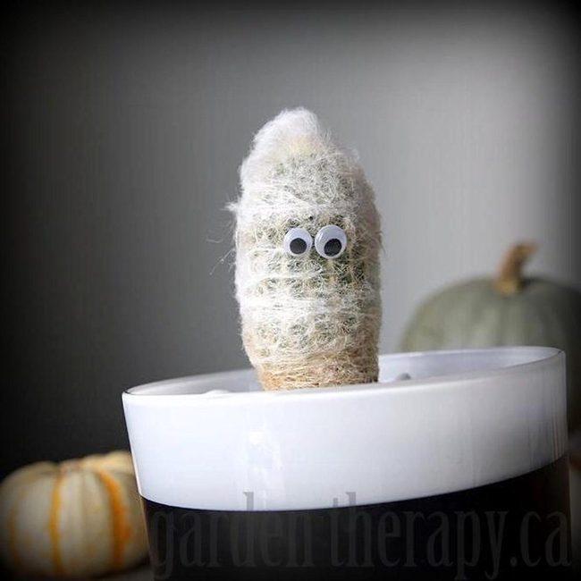 Googly-Eyed Yarn Cacti