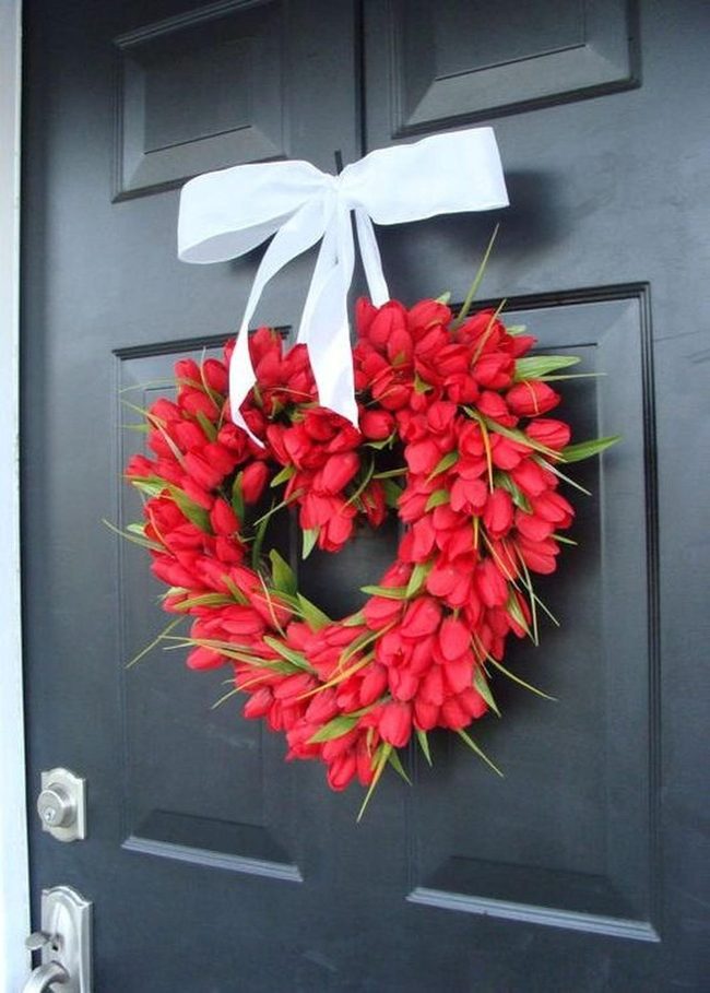 Red Flower Door Statement