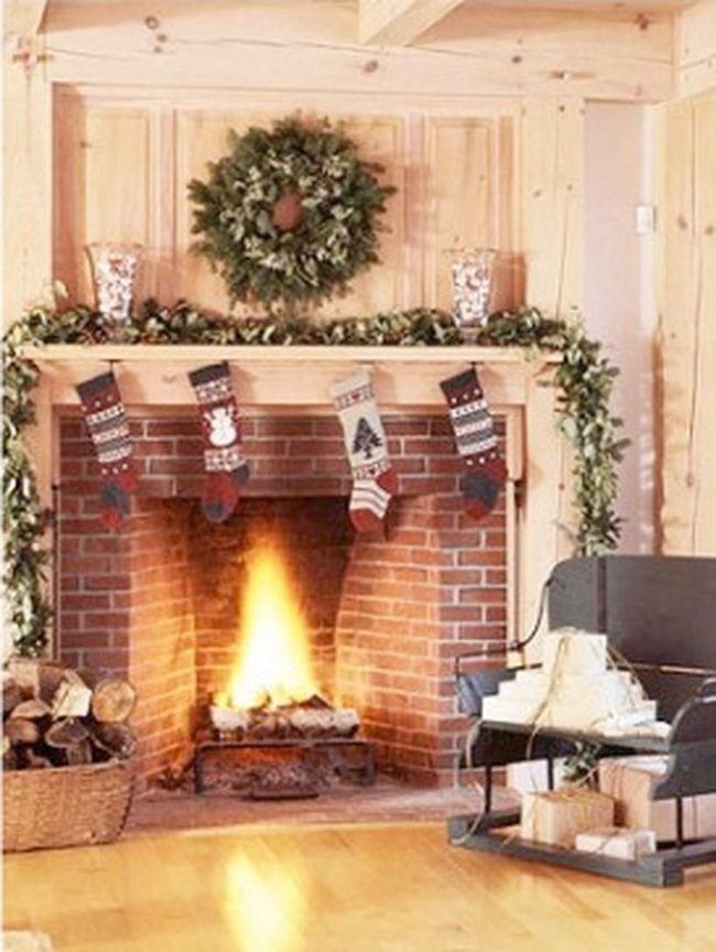 Firelit Cabin Christmas
