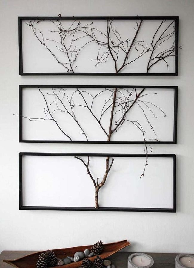 Natural Wood Triptych Statement