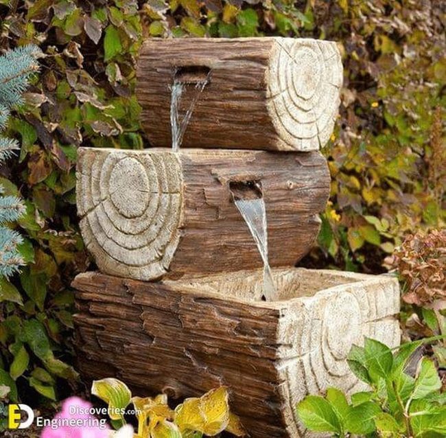 Cascading Wood Water Layers