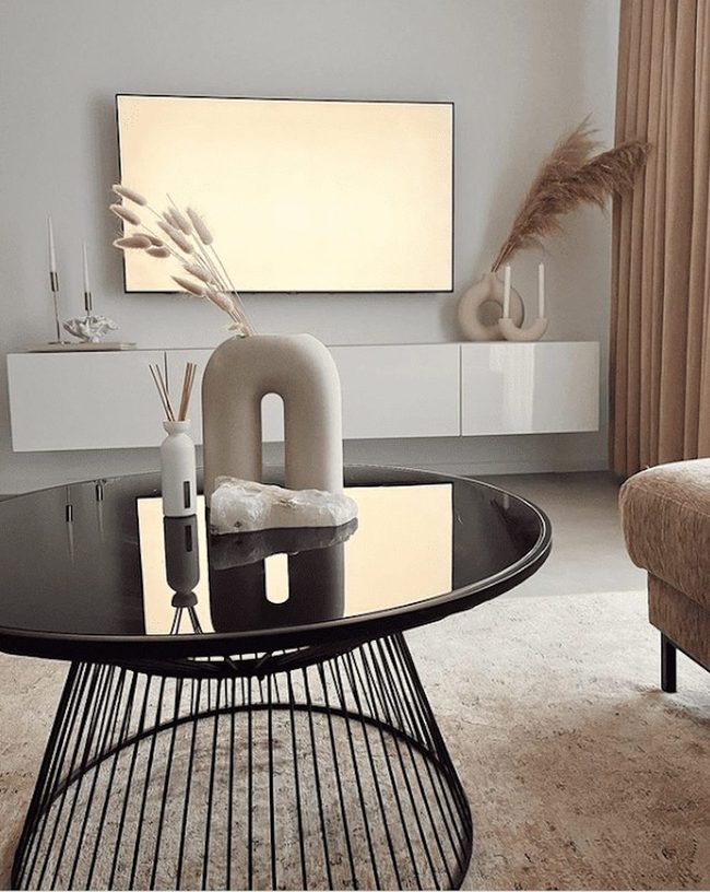 White Wall-Mounted Entertainment Units