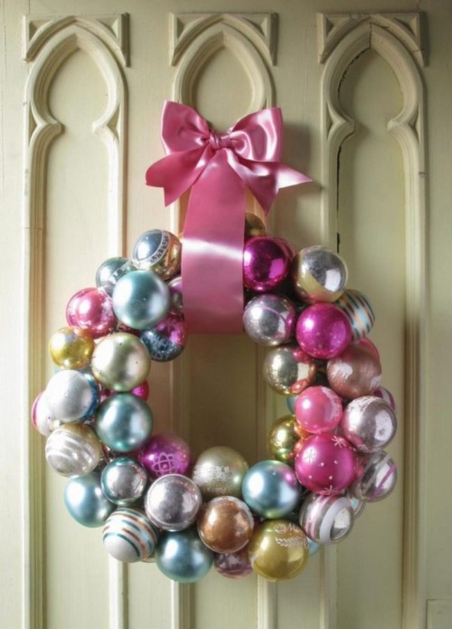 Multicolor Ornament Wreath