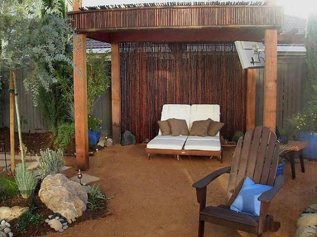 Bamboo Garden Shade Structure
