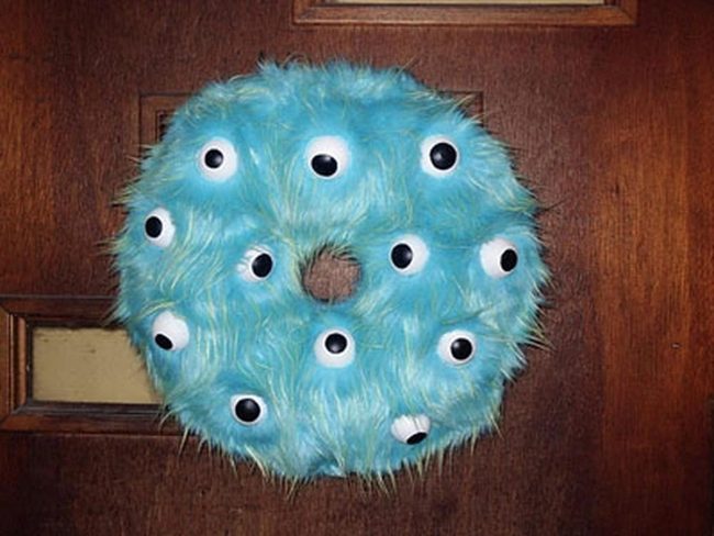 Blue Fur Monster Eyes