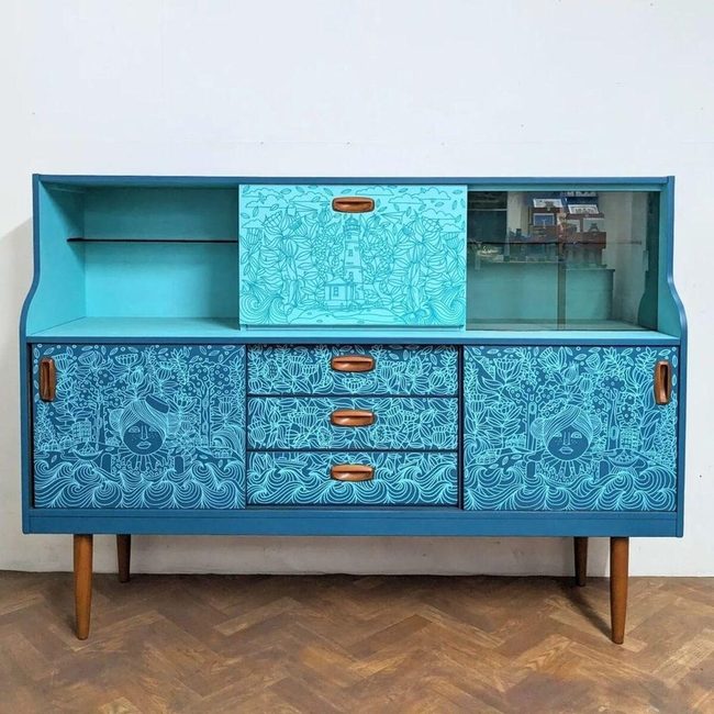 Soft Blue Vintage Makeover