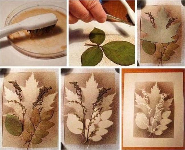 Autumn Leaves Watercolor Art