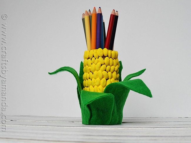 Yellow Kernel Desk Organizer