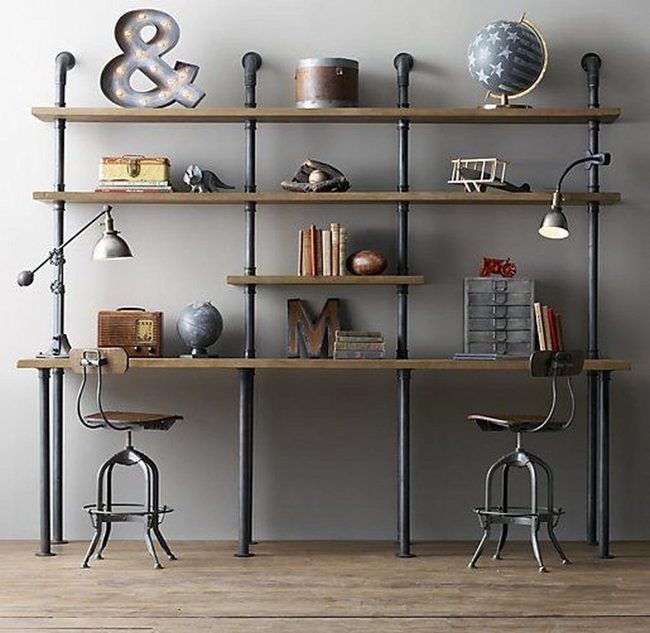 Industrial Wood And Metal Workshop