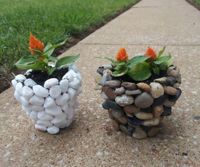 Natural Stone Planter Vessels