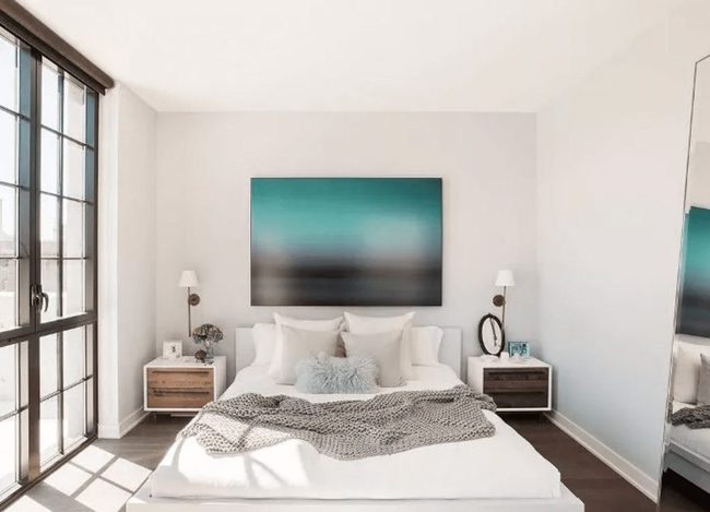 Graphite Gray Minimalist Bed Frame
