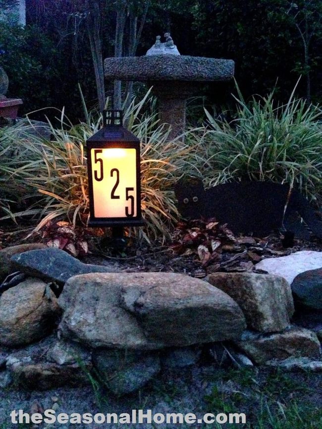Illuminated Address Markers