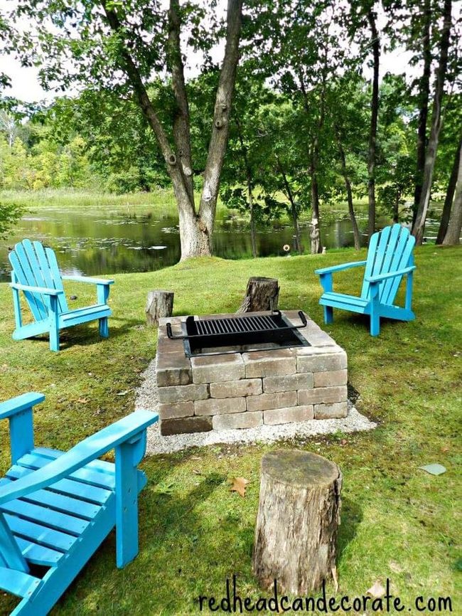 Red Brick Fire Circle