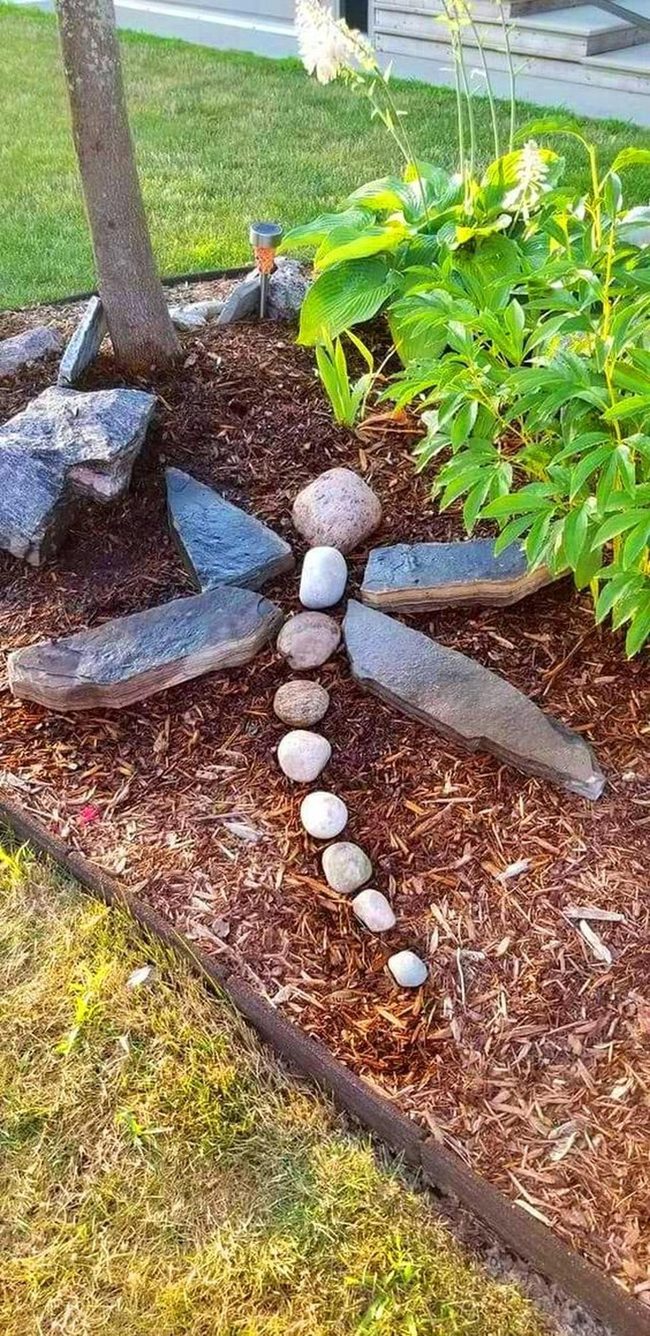 Recycled Dragonflies Garden Path