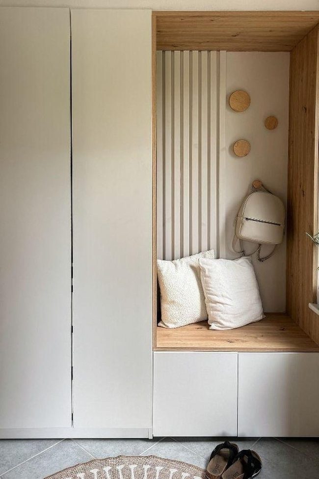 White Maple Corner Storage Solution