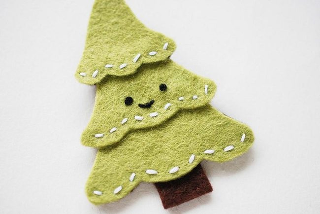 Green Felt Tree Companion