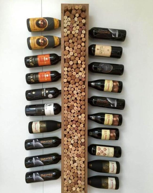 Dark Bottles On Natural Wood