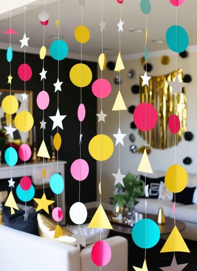 Glitter Paper Chains Sparkle