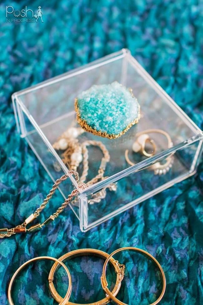 Crystal Geode Jewelry Box