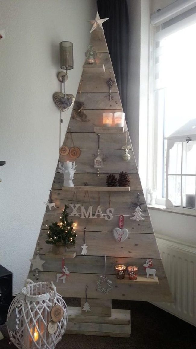 Natural Wood Christmas Tree