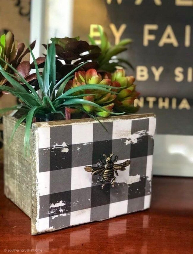 Vintage Drawer Planter Upcycle